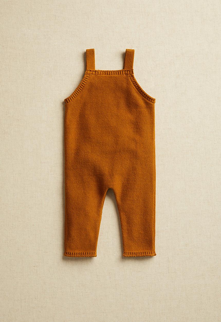 MANGO - Lucky suit romper - brown