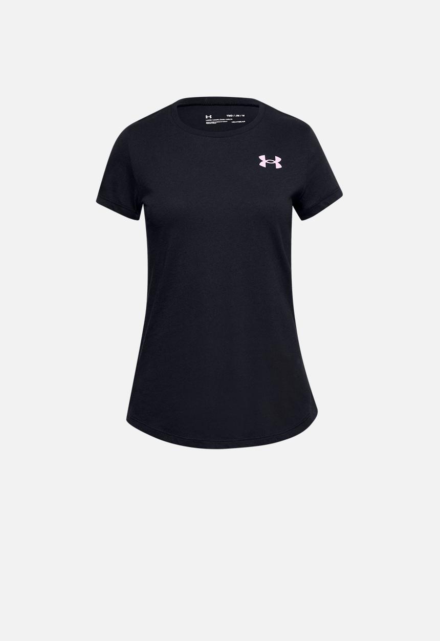 Under Armour - Live ss crew - black  pink craze