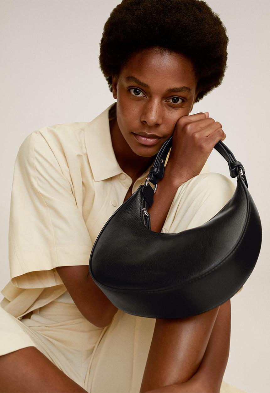 MANGO - Bag glasgow - black