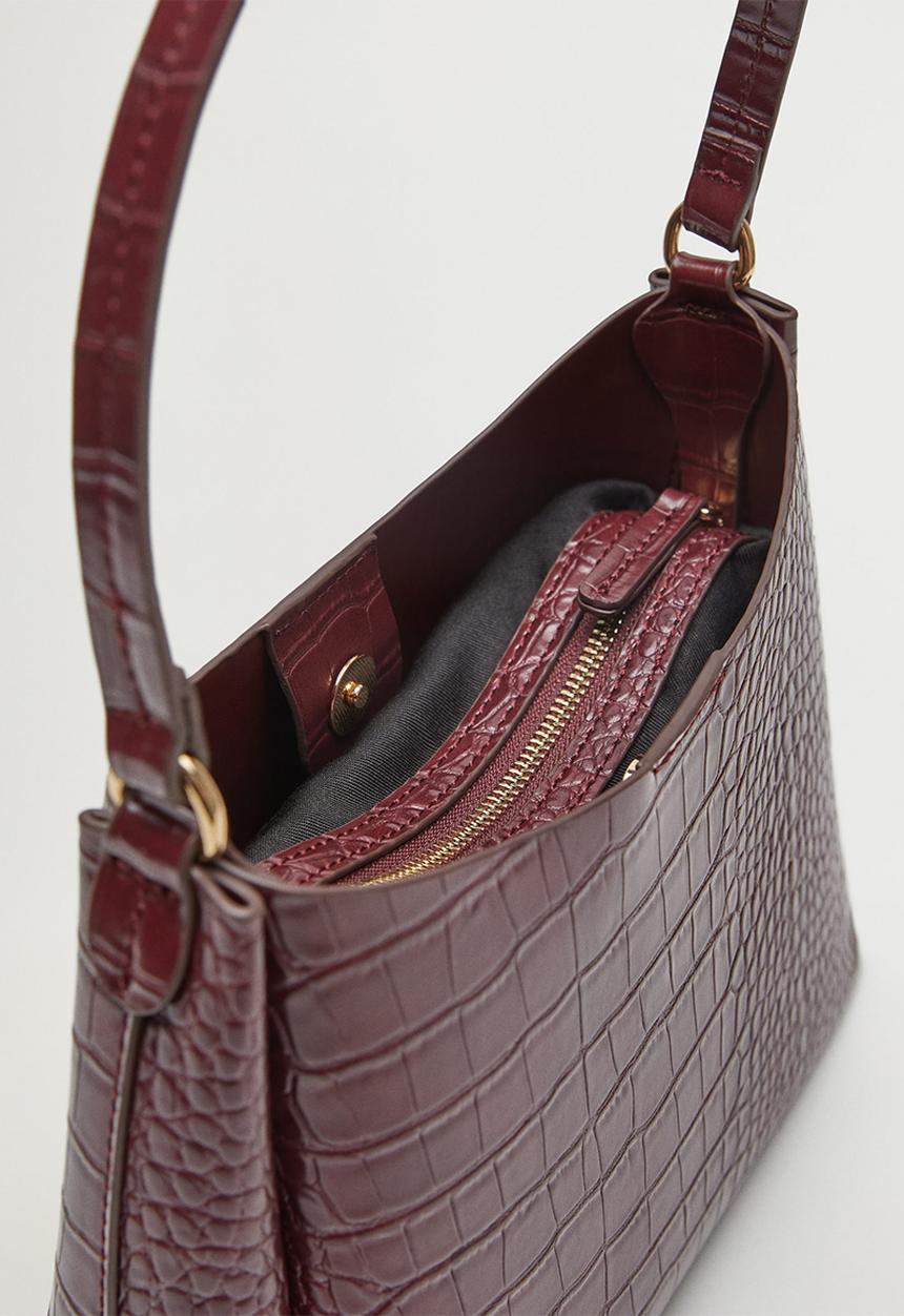 MANGO - Bag derby - red