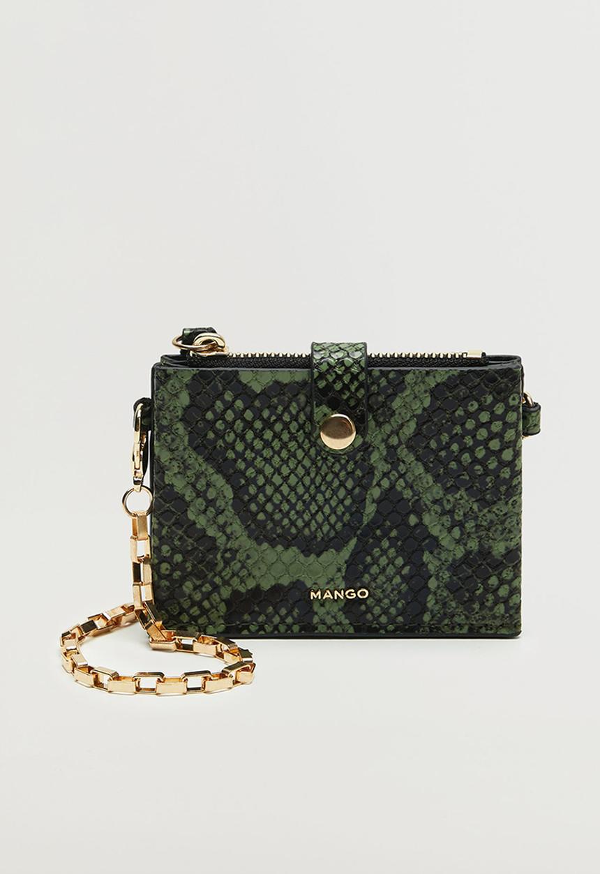 MANGO - Enmanuel purse - green