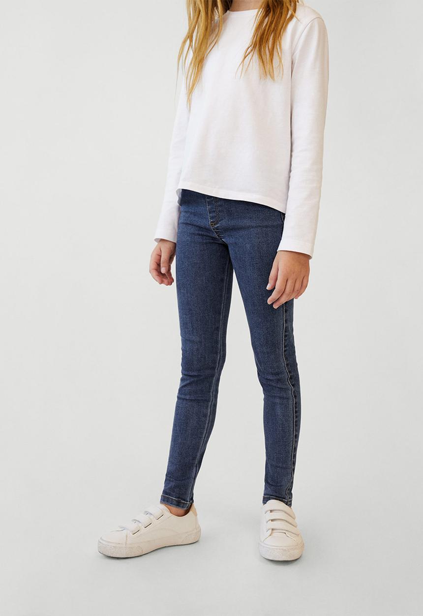 MANGO - Girls basic jeggings - blue