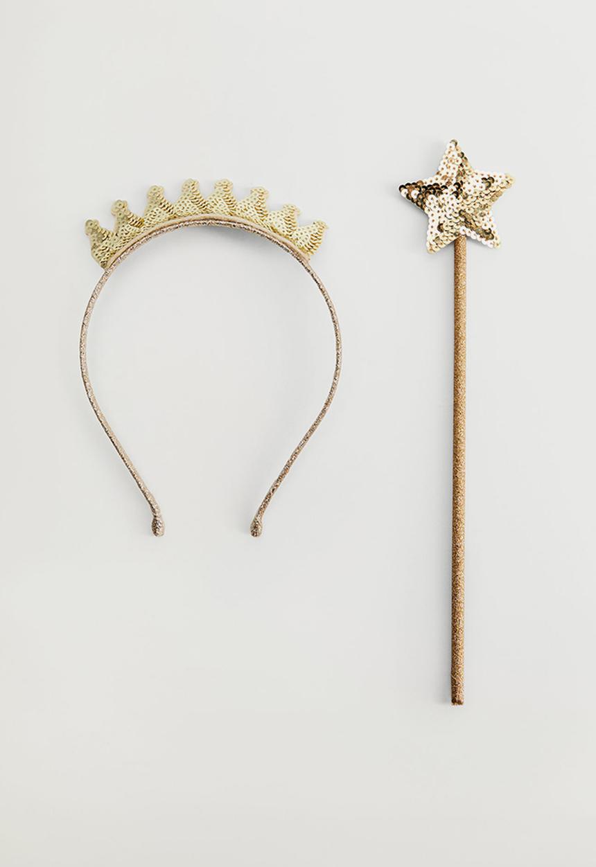 MANGO - Princess hairband - gold