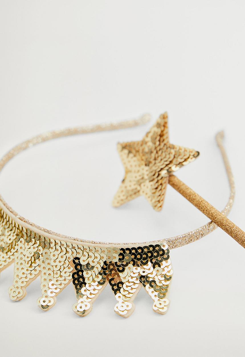 MANGO - Princess hairband - gold