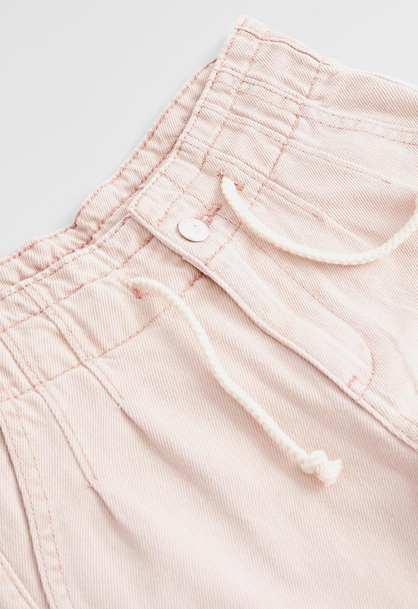 MANGO - Girls loose fit jeans - pink