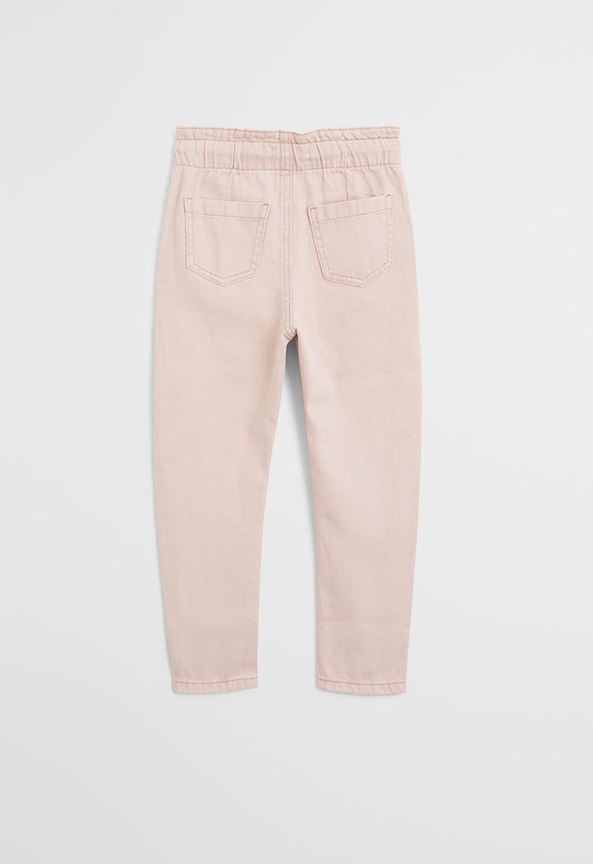 MANGO - Girls loose fit jeans - pink