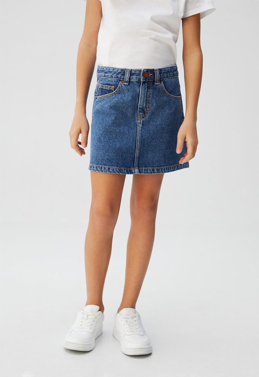 MANGO - Sue skirt - blue