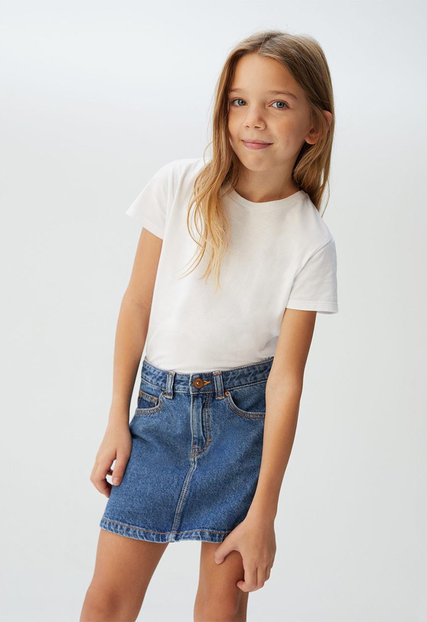 MANGO - Sue skirt - blue