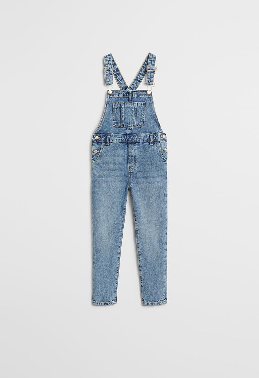 MANGO - Amara dungarees - blue