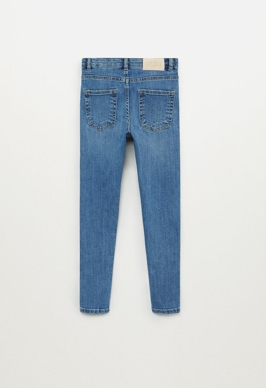 MANGO - Girls basic 5 pocket skinny jeans - blue