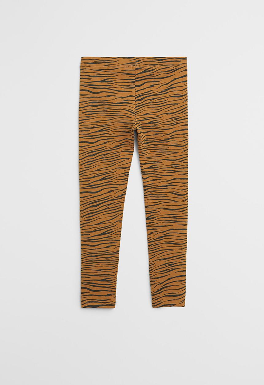 MANGO - Elio patterned leggings - yellow & black 