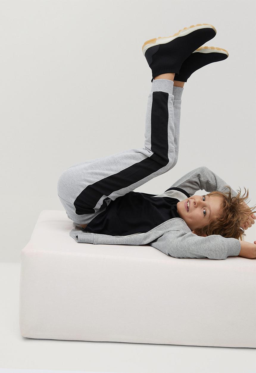 MANGO - Stone trousers - grey