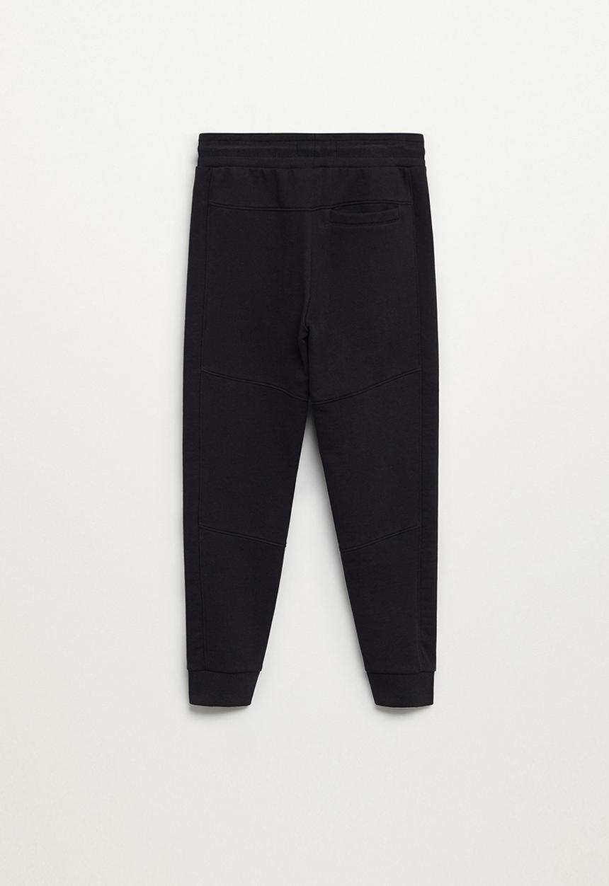 MANGO - Stone trousers - black