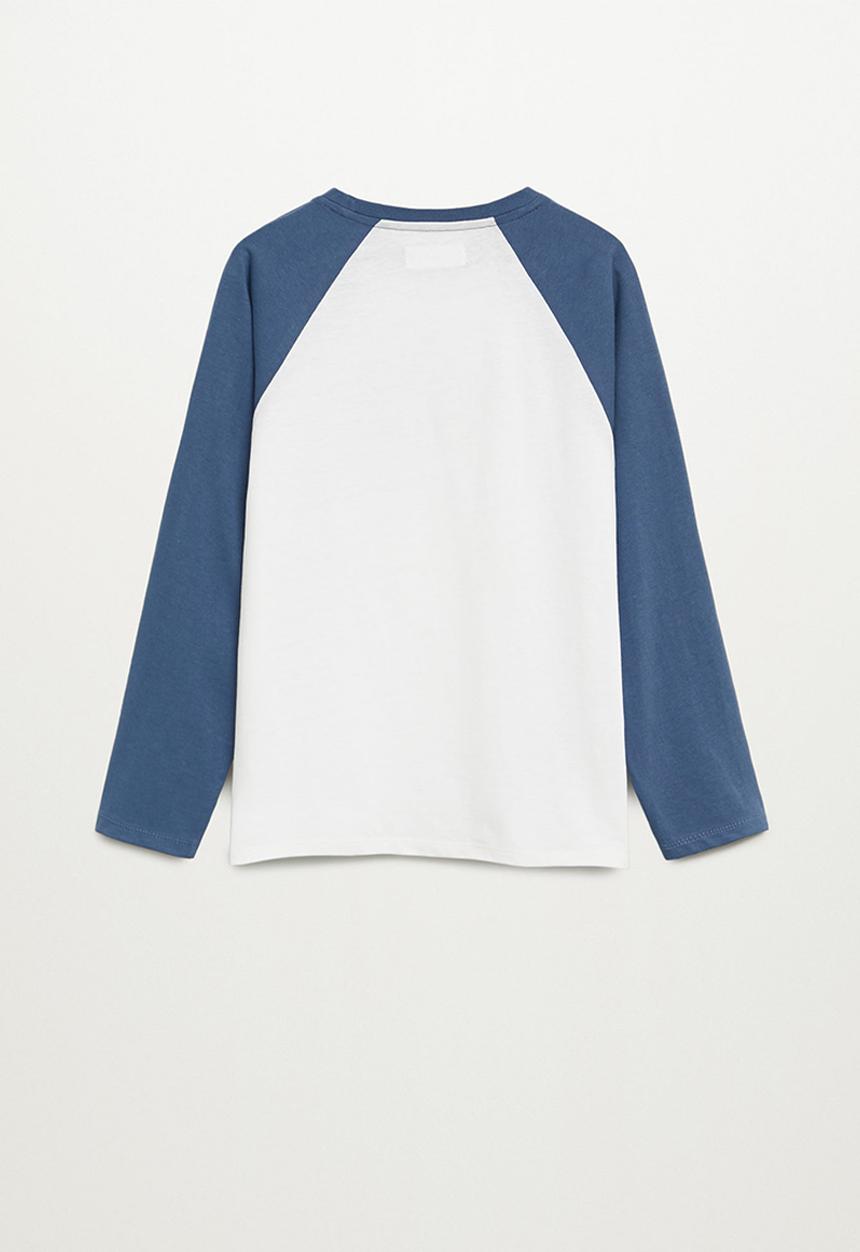 MANGO - Urban raglan tee - blue