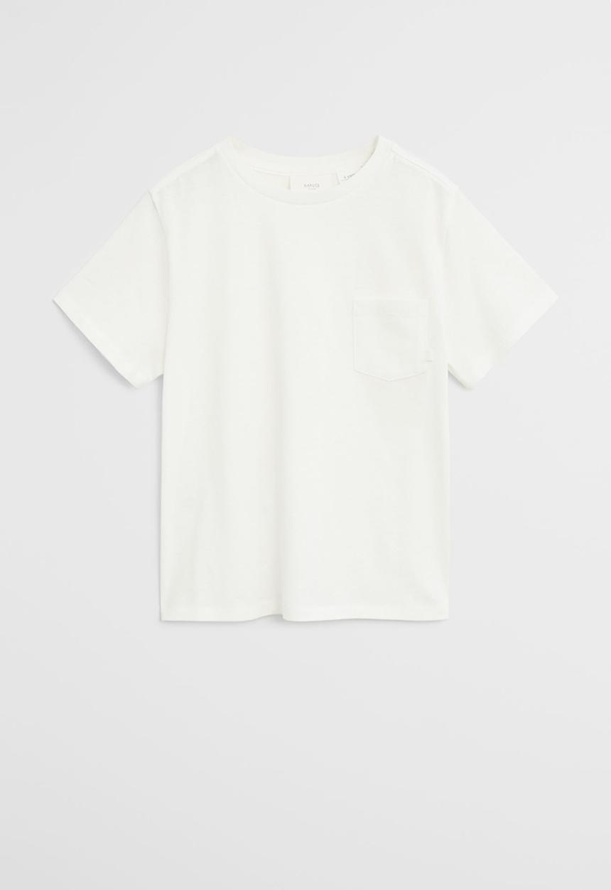 MANGO - Brad short sleeve tee - white
