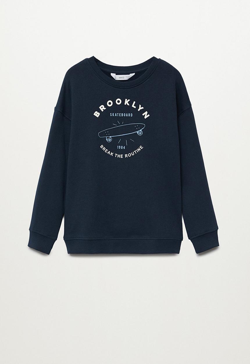 MANGO - Gameday sweatshirt - navy