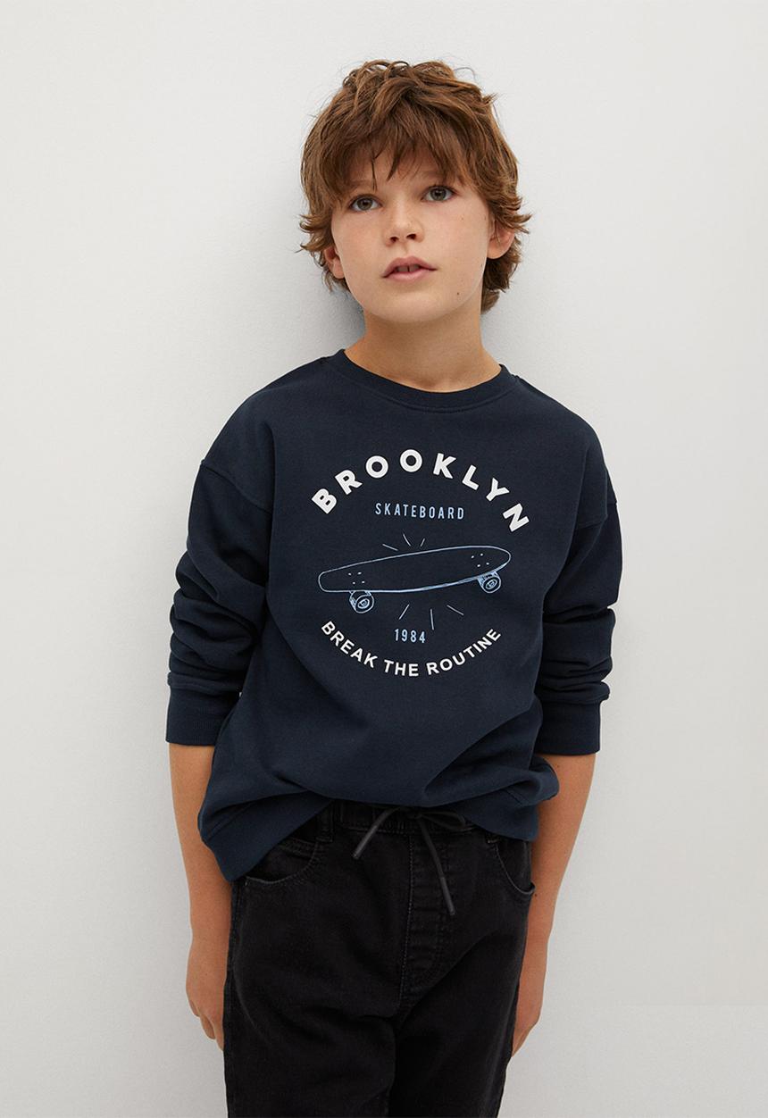 MANGO - Gameday sweatshirt - navy