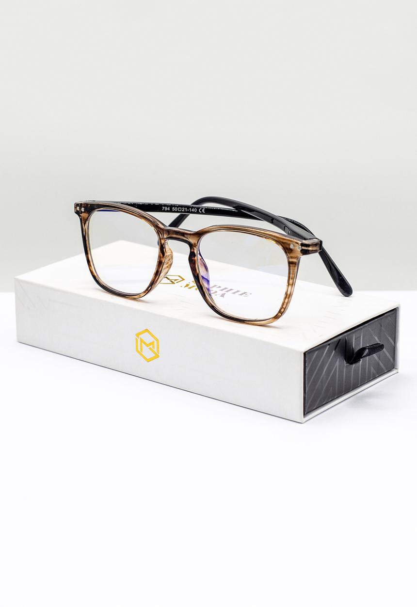 Sophie Moda - Anti blue light glasses - brown