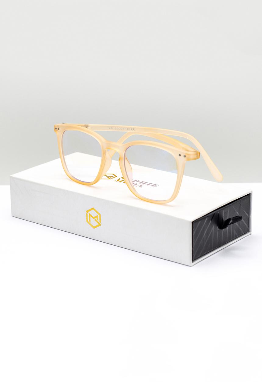 Sophie Moda - Anti blue light glasses - orange