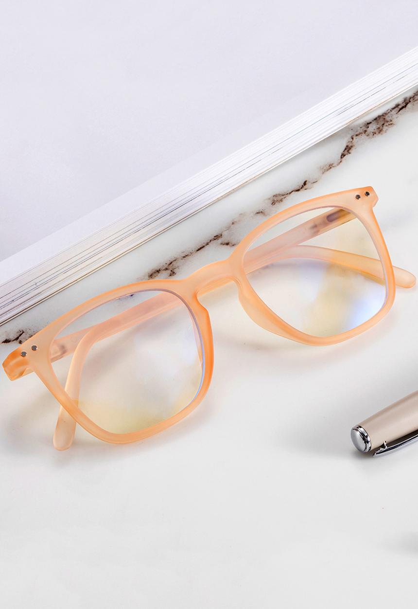 Sophie Moda - Anti blue light glasses - orange