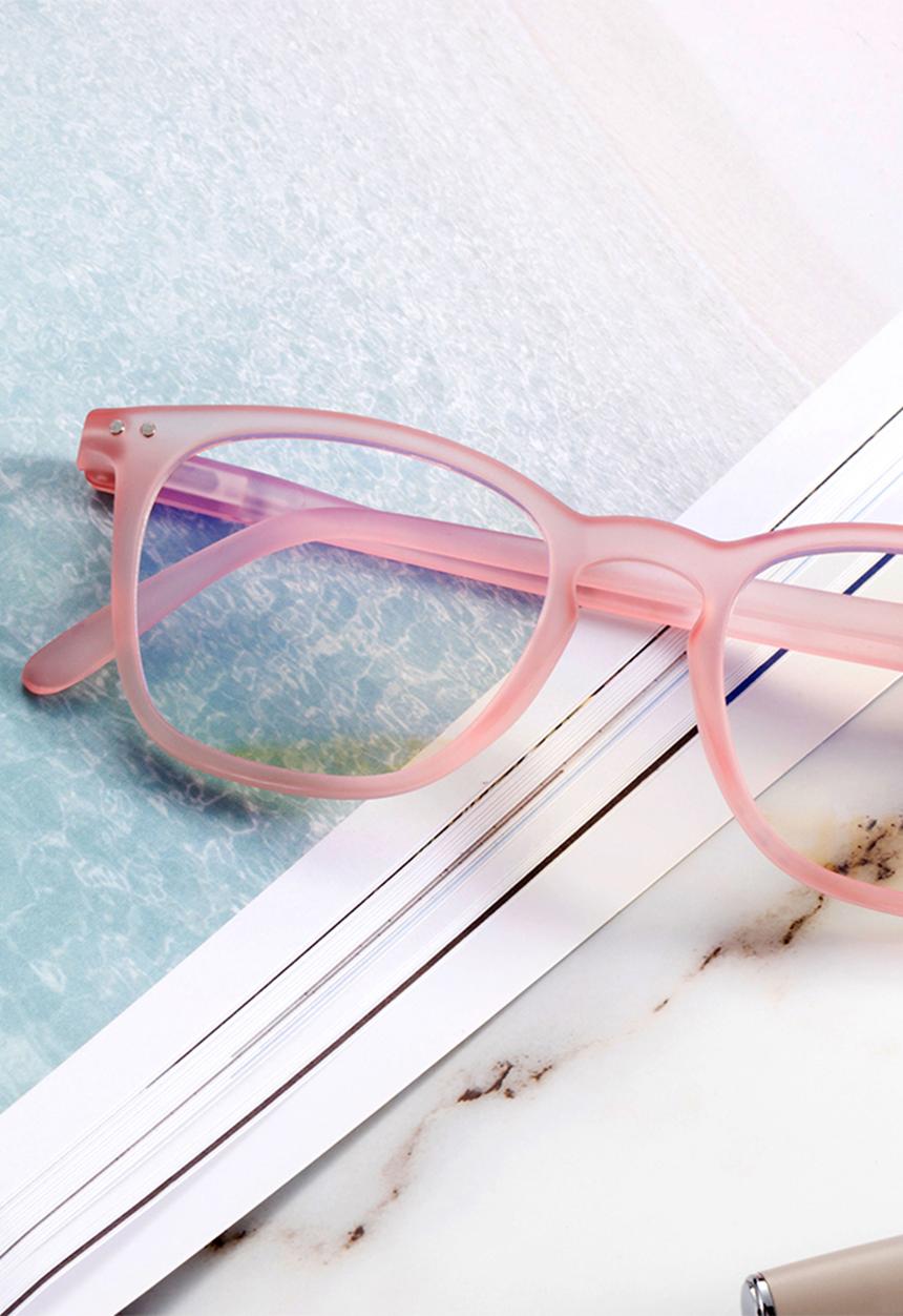 Sophie Moda - Anti blue light glasses - pink
