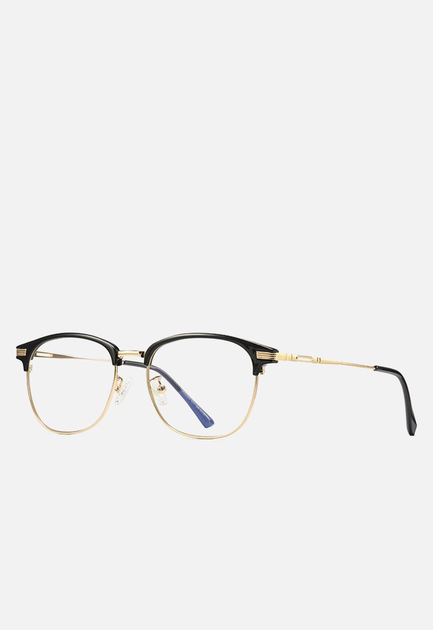 Sophie Moda - Anti blue light glasses - black & gold