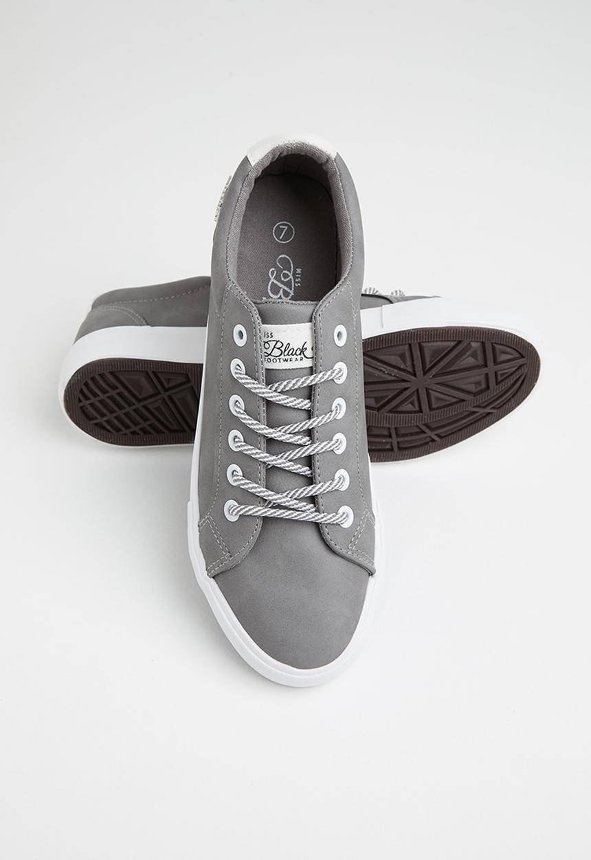 Miss Black - Baker 11 sneaker - grey