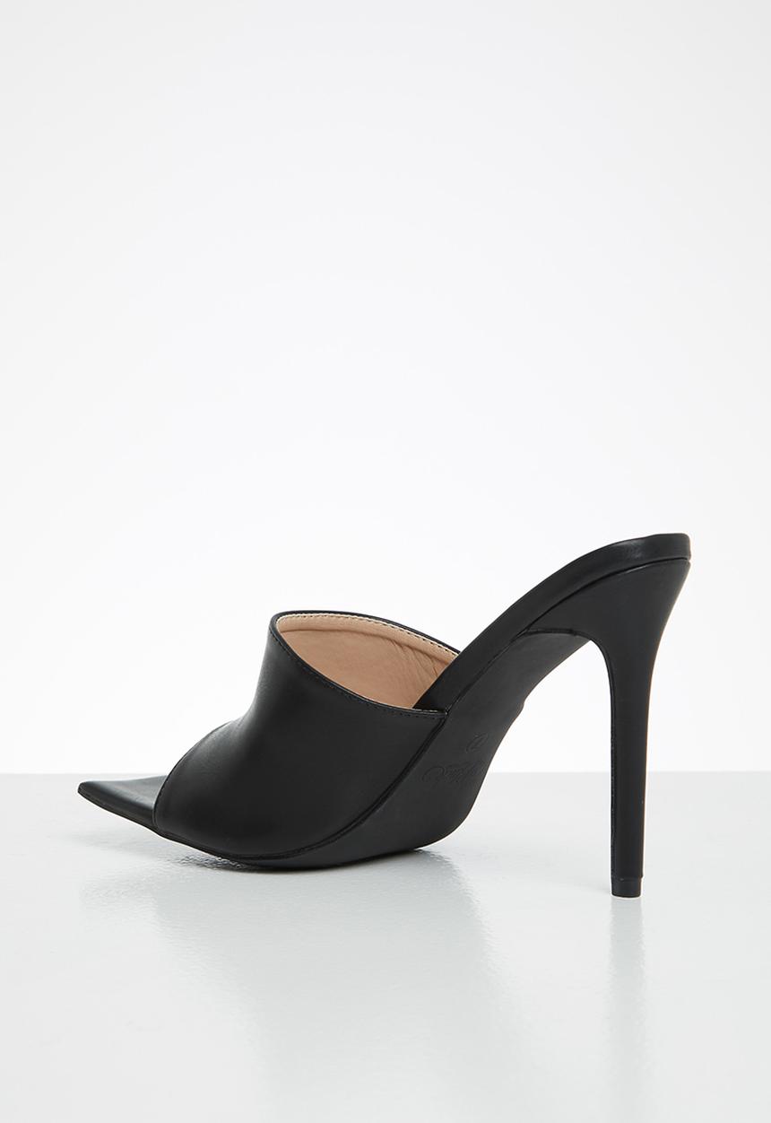 Miss Black - Tula mule heel - black