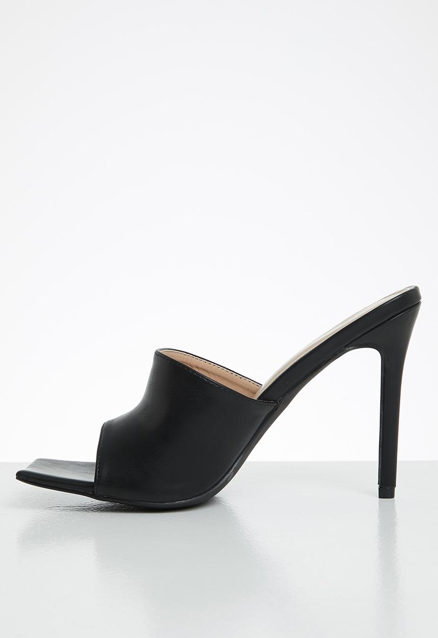 Miss Black - Tula mule heel - black