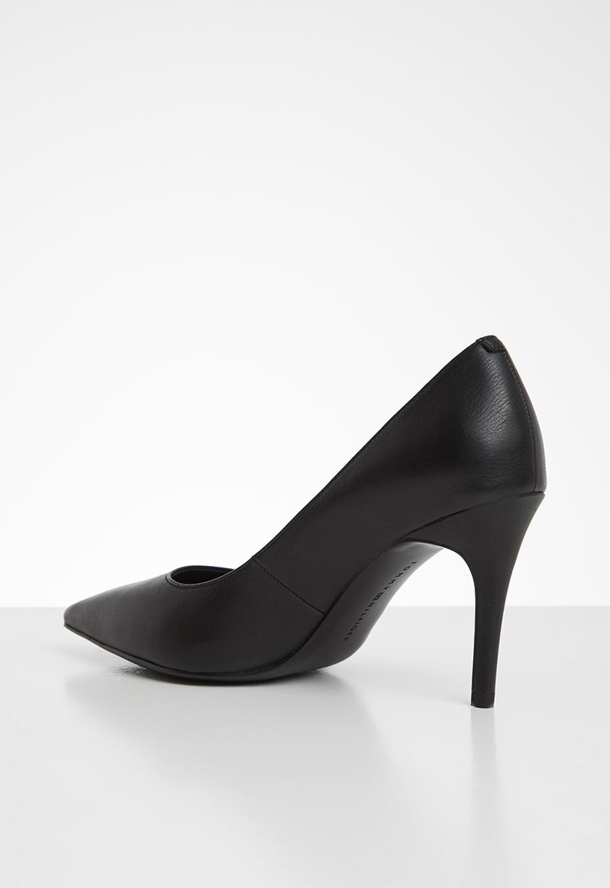 Tommy Hilfiger - Essential leather high heel pump - black