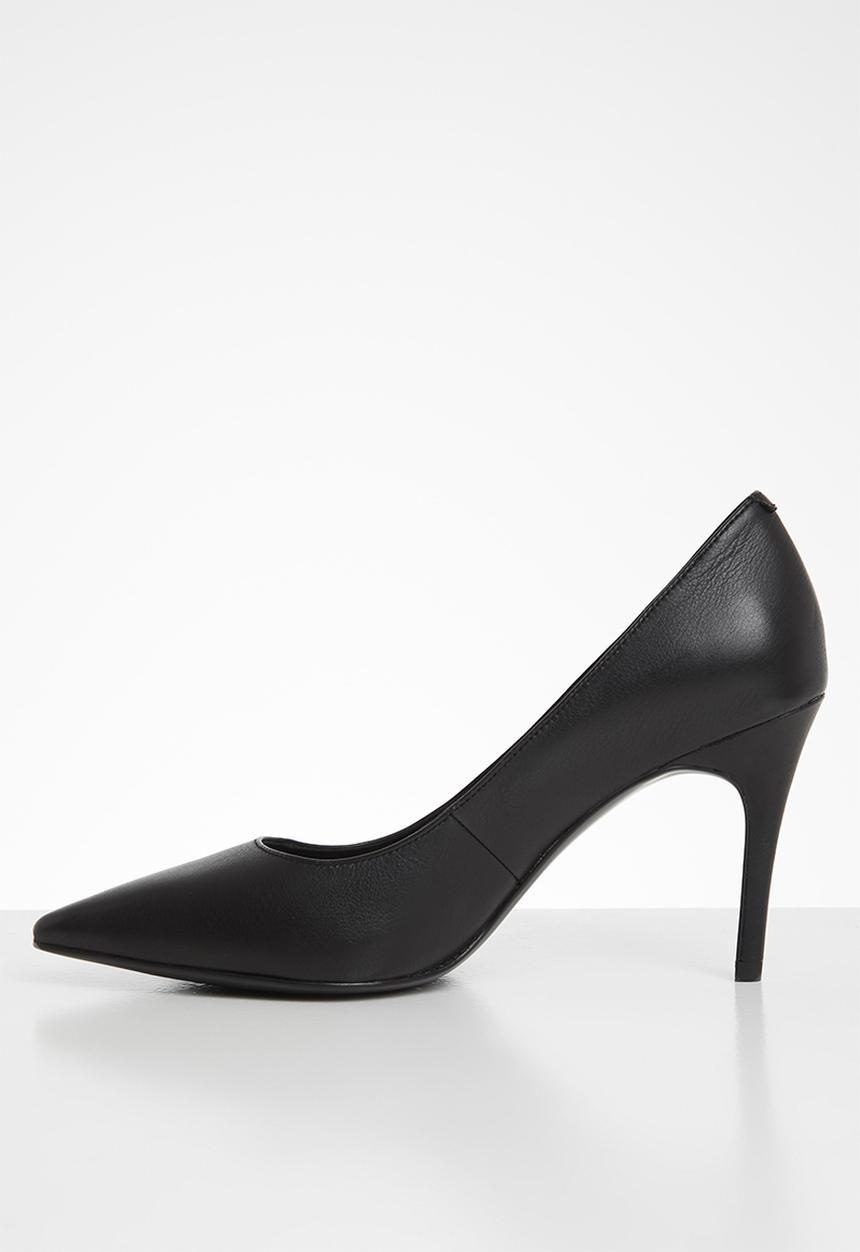 Tommy Hilfiger - Essential leather high heel pump - black
