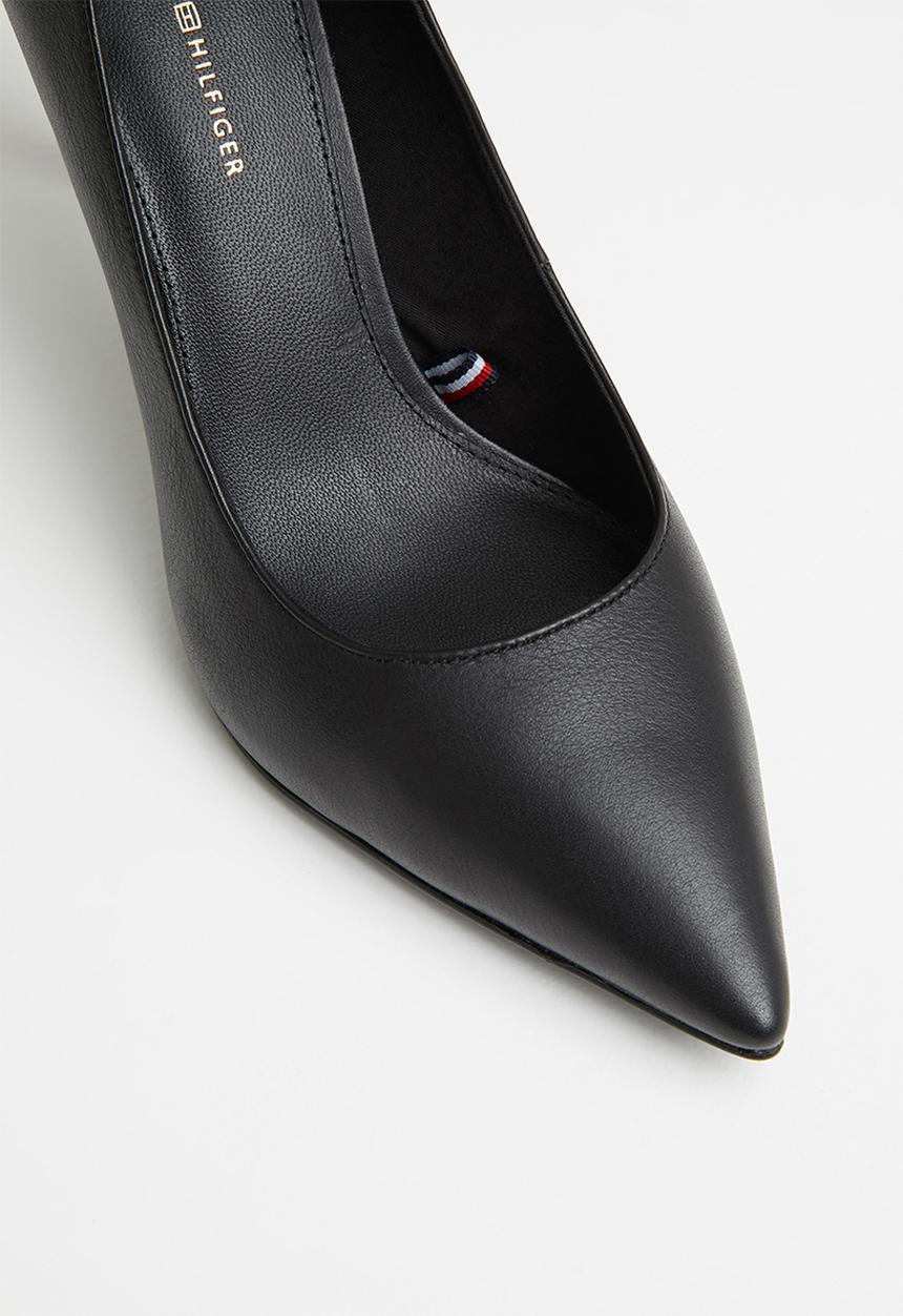 Tommy Hilfiger - Essential leather high heel pump - black