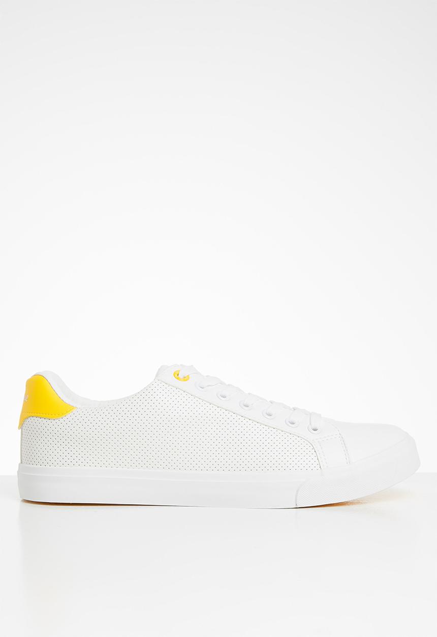 Aca Joe - Casual sneaker - white & mustard