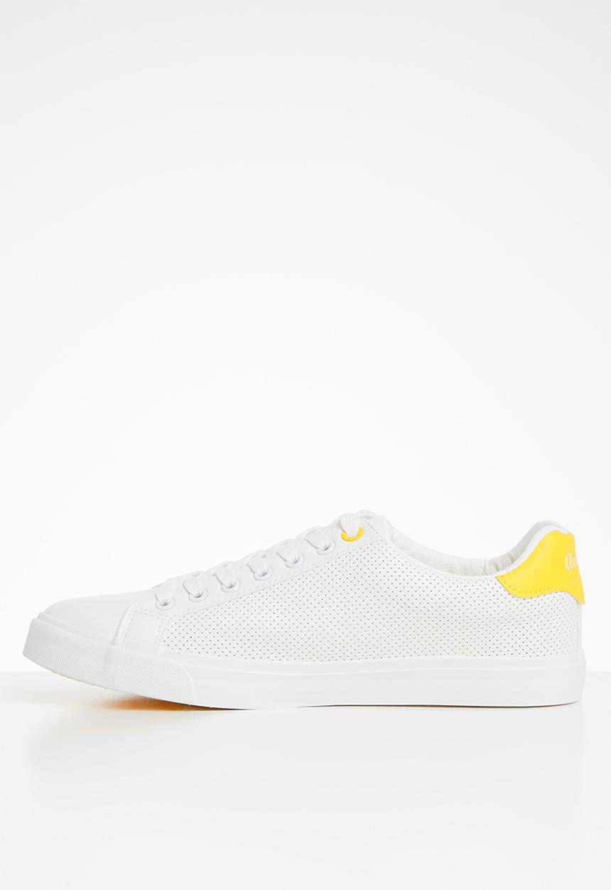 Aca Joe - Casual sneaker - white & mustard