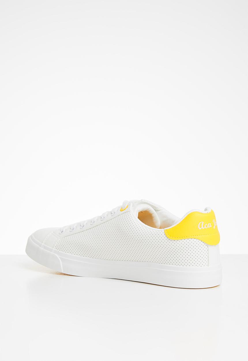 Aca Joe - Casual sneaker - white & mustard