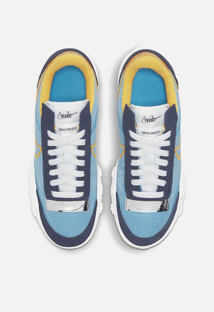 Nike - Nike waffle racer 2x - blackened blue/university gold