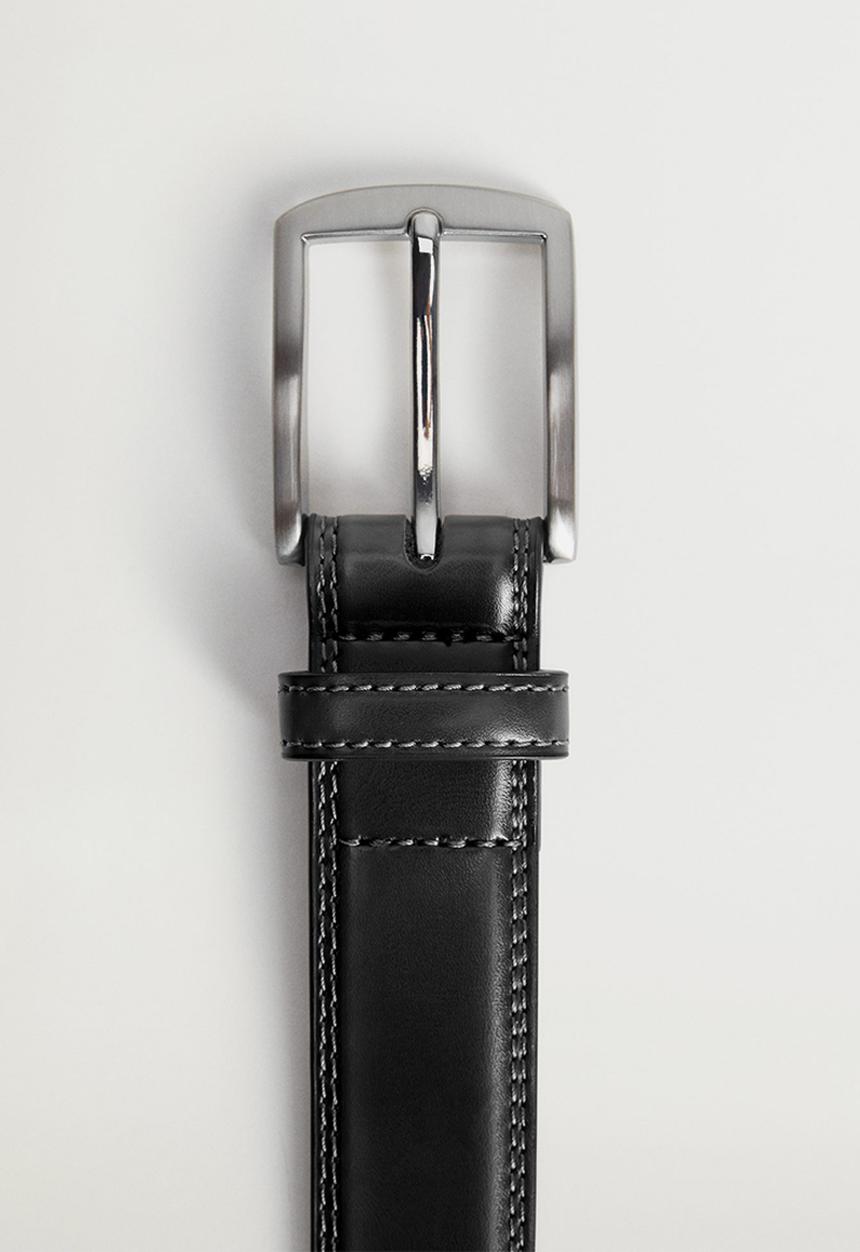 MANGO - Belt basico - black