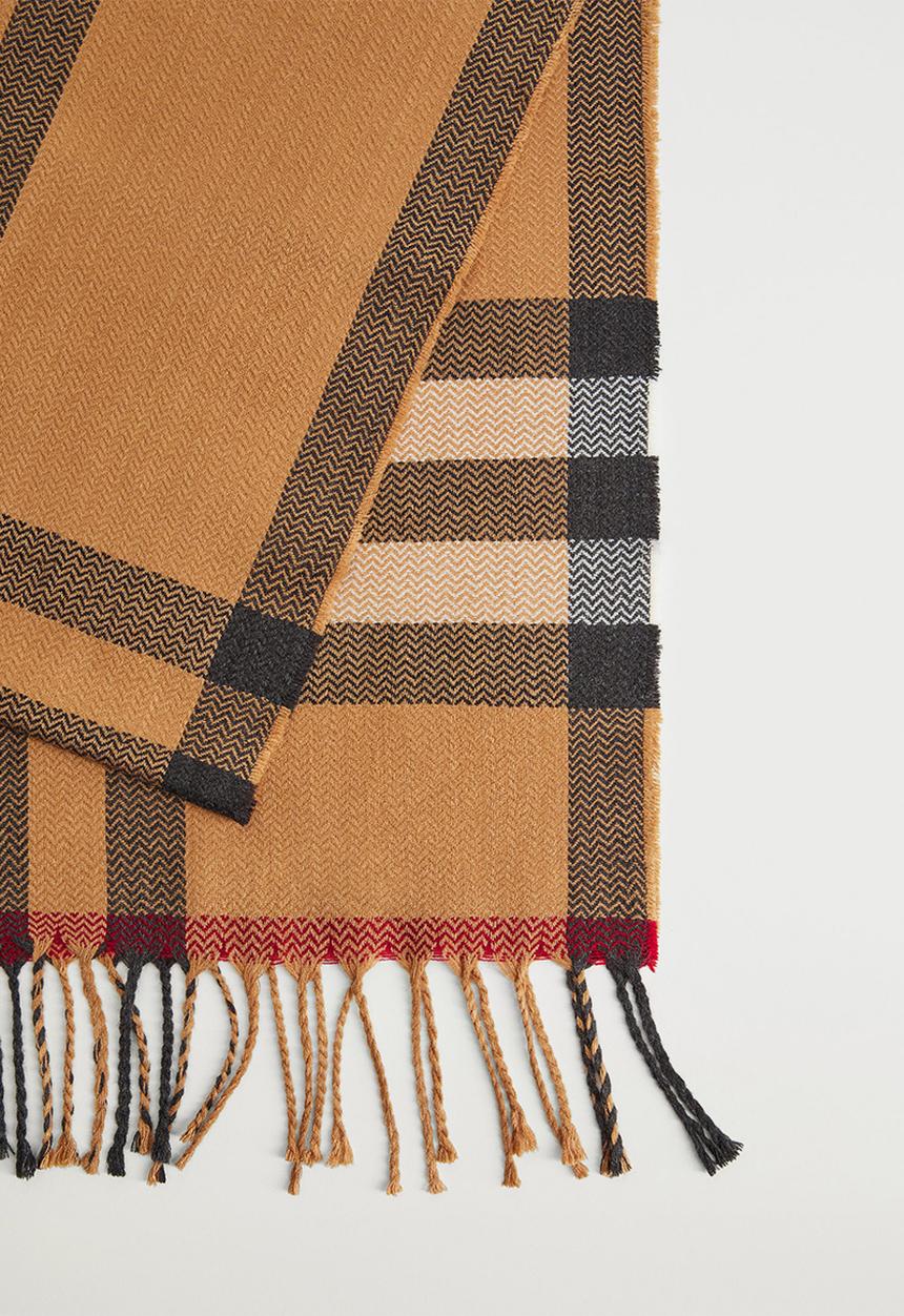 MANGO - Scarf terry - light beige