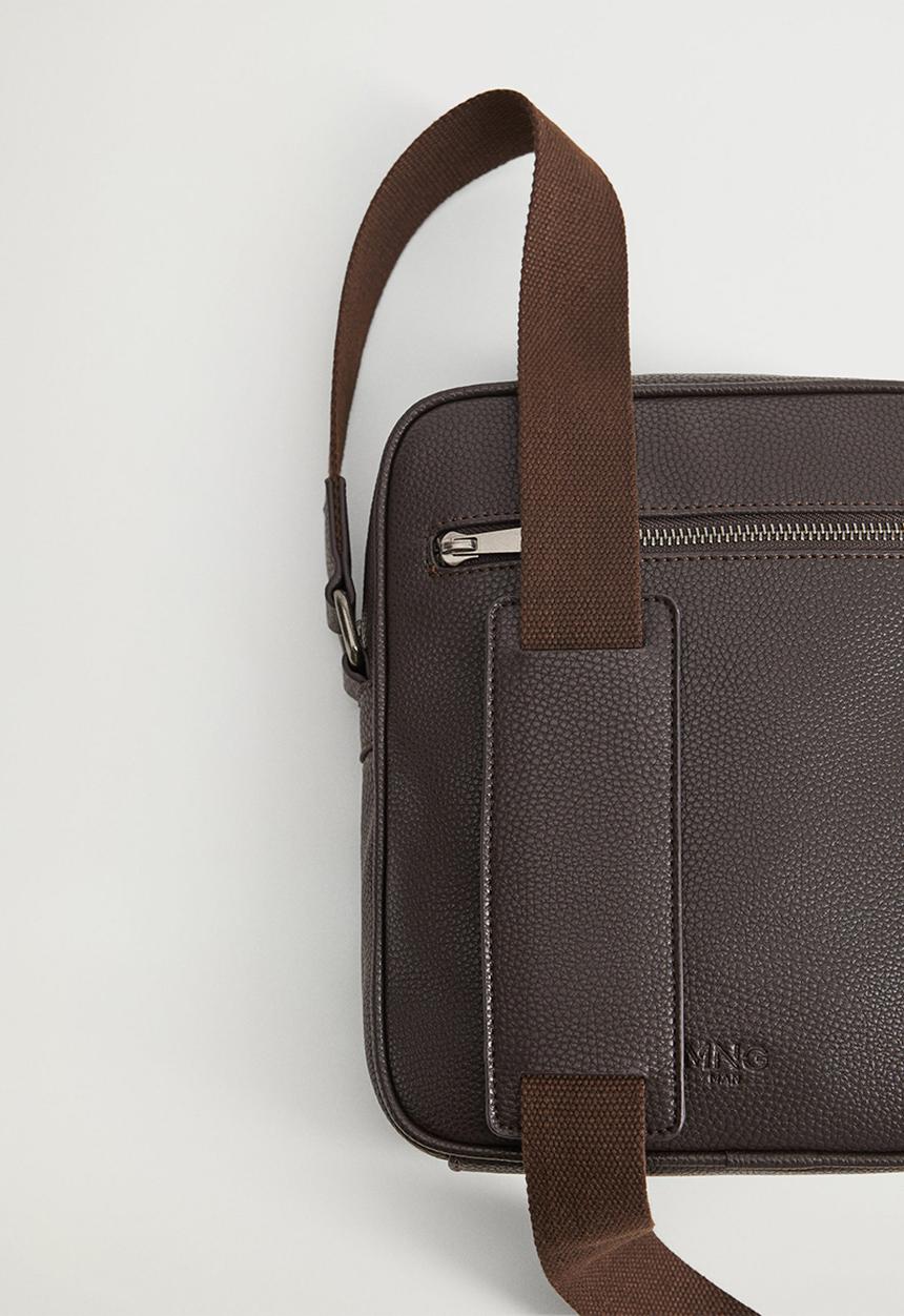 MANGO - Handbag allday - brown