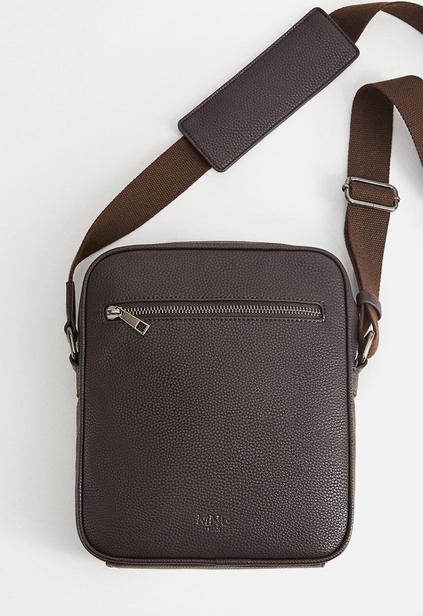 MANGO - Handbag allday - brown
