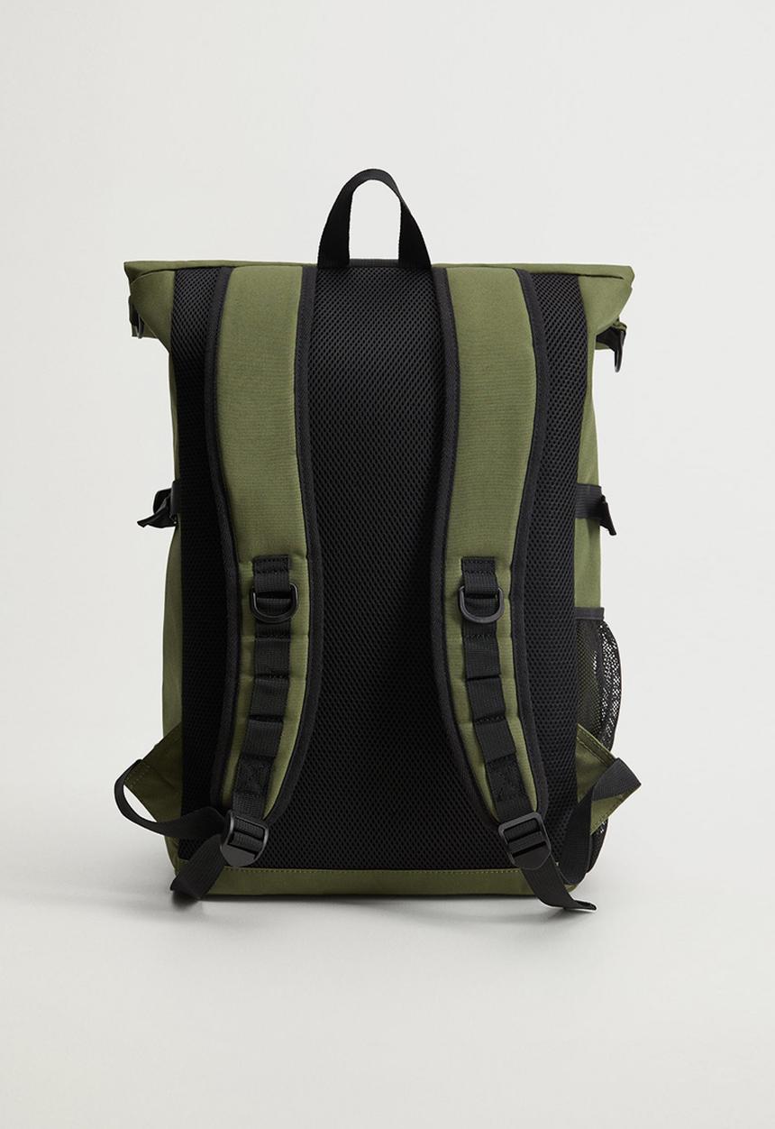 MANGO - Backpack army -  beige/khaki