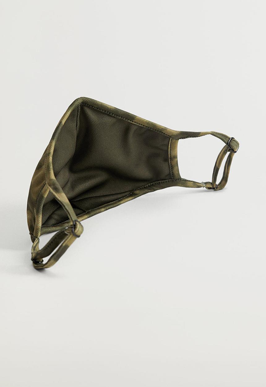 MANGO - Face mask msk20was - beige & khaki
