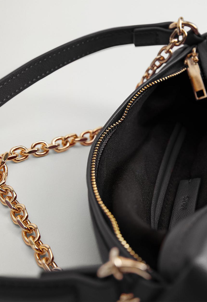 MANGO - Bag danish - black