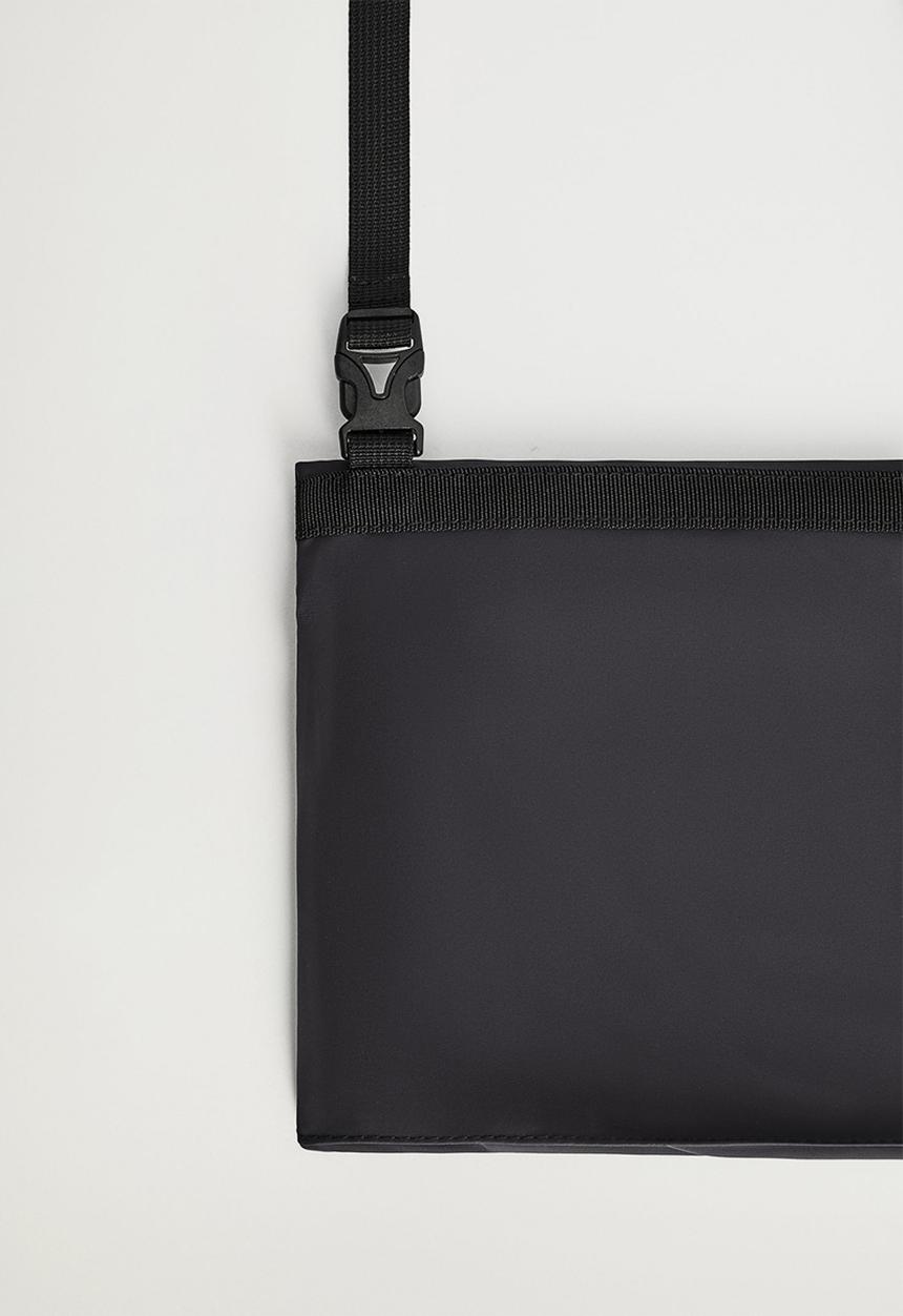 MANGO - Handbag sonar - black