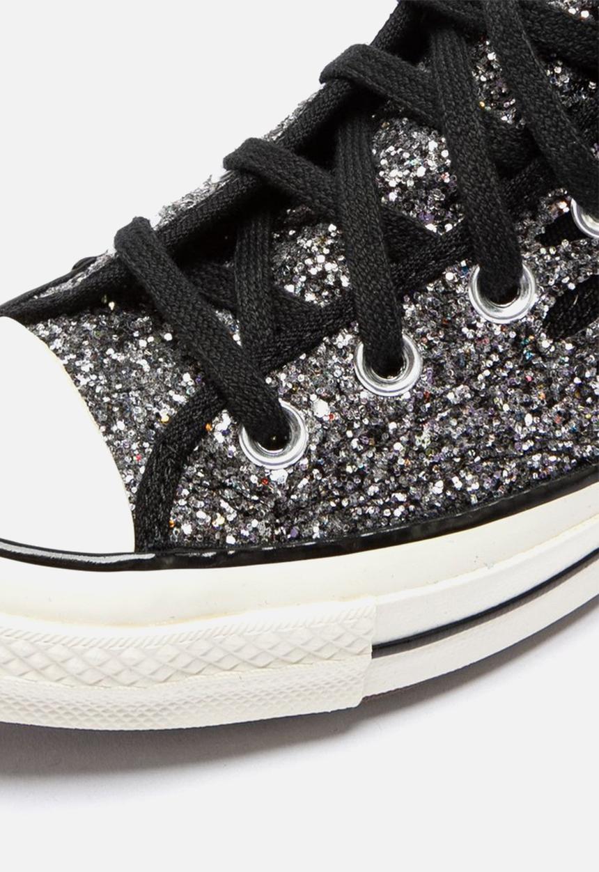 Converse - Chuck 70 archive glitter hi - black/egret/black - glitter shine