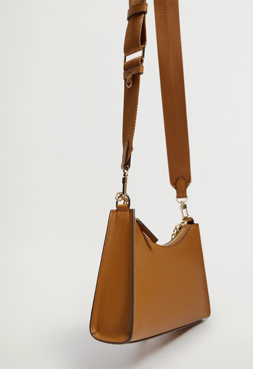 MANGO - Bayona bag - medium brown