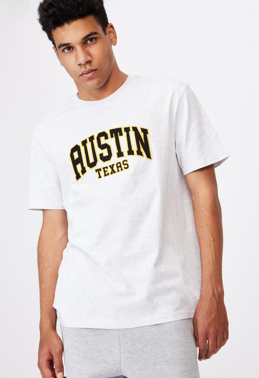 Factorie - Regular graphic T-shirt - silver marle