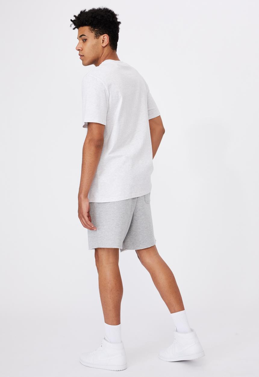 Factorie - Regular graphic T-shirt - silver marle