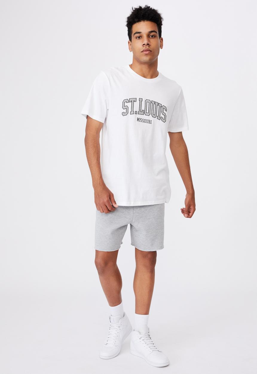 Factorie - Regular graphic T-shirt - white