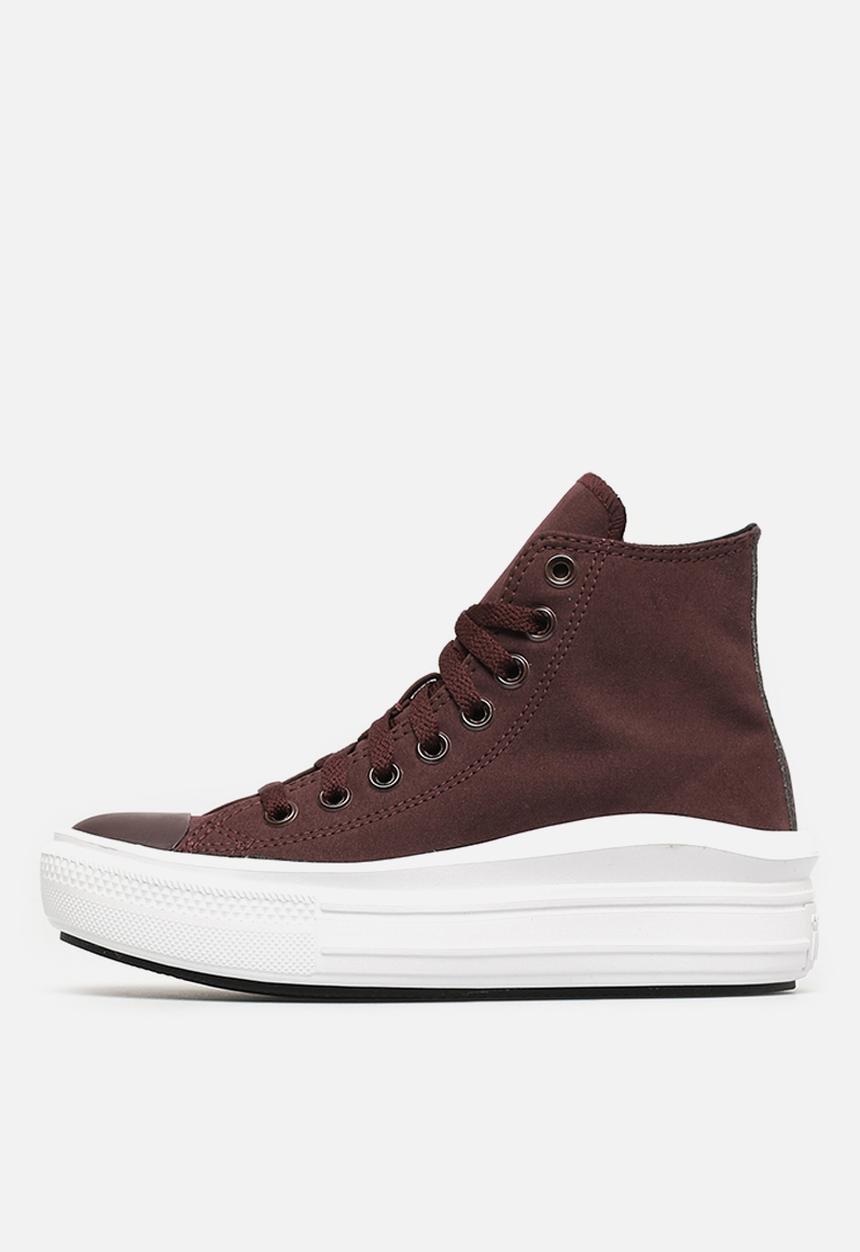 Converse - Chuck taylor all star move diamond metal platform hi - black currant/black/white - diamond metal